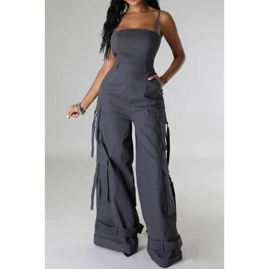 Fierce Cargo Wide-Leg Jumpsuit