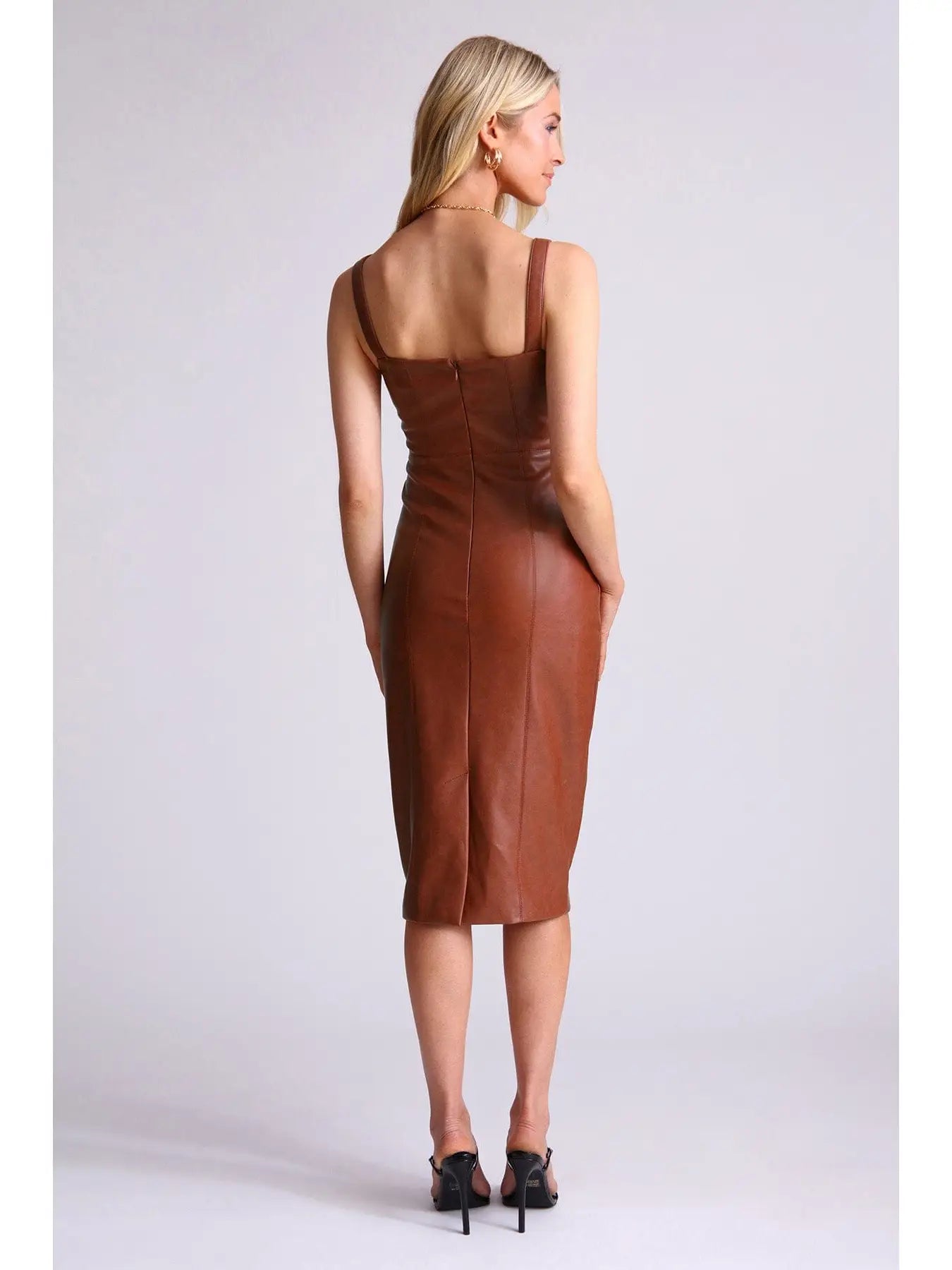 Faux-Ever Leather™ Sheath Dress