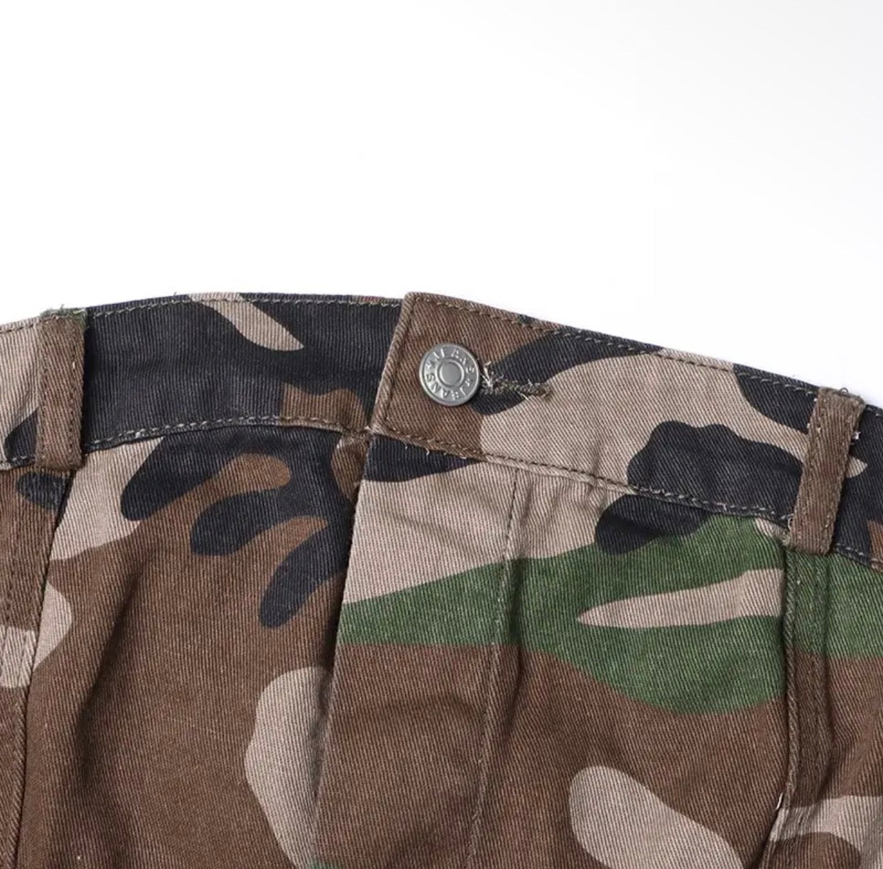Camouflage Strapless Wide Leg Jumpsuit
