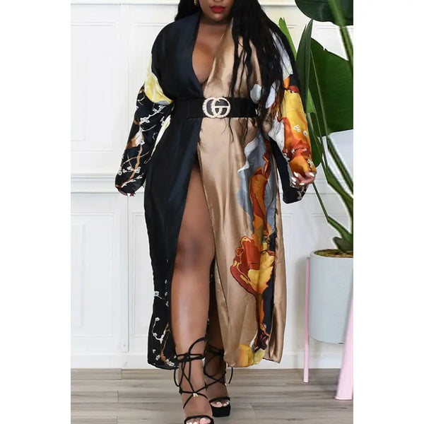 Long Sleeve Front Open
Kimono