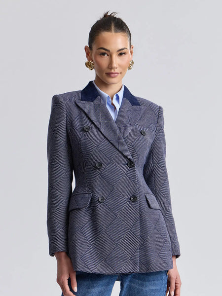 Basketweave Hourglass Blazer