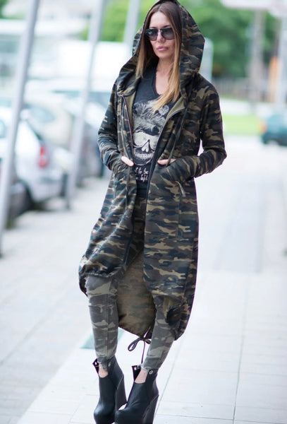 MILITARY HOODED VEST LILY