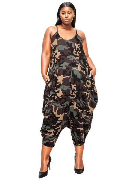 Harem Pocket Jumpsuit