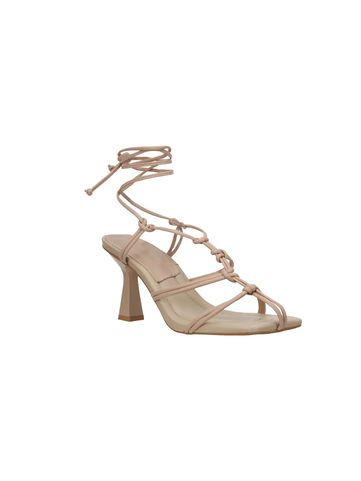 Strappy Leather Sandal Nude