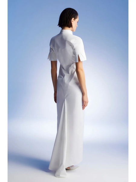 Cut-Out Dress with Tail