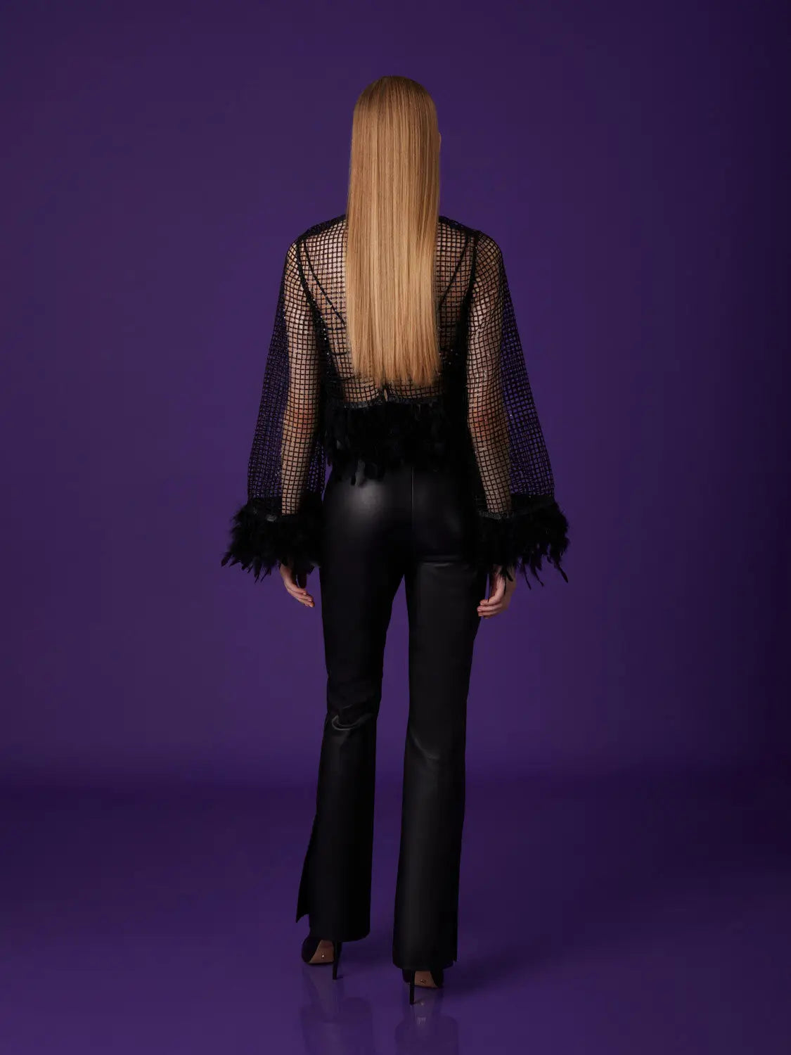Feathered Mesh Top