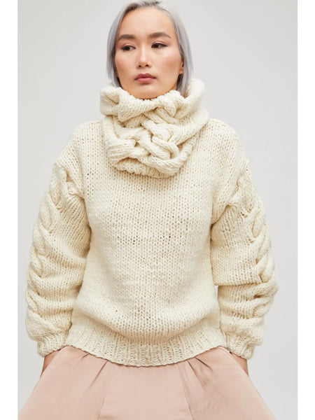 Cable Knit Collarn