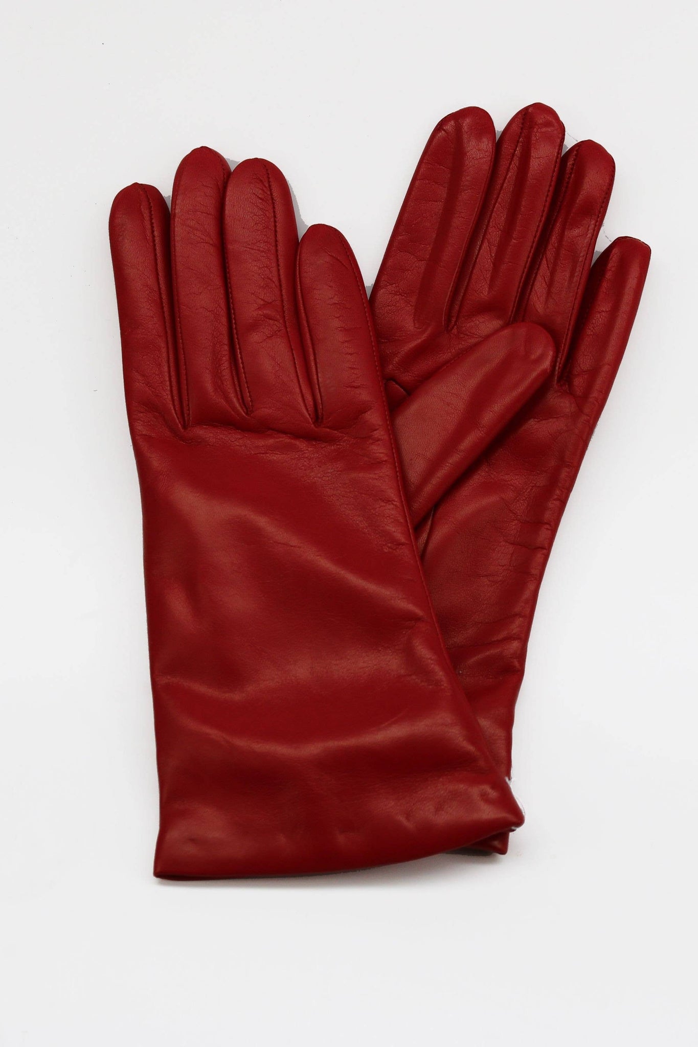 Leather Gloves With Cashmere Lining