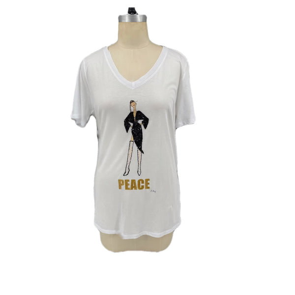PEACE IN STYLE TEE