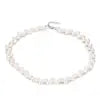 White Dancing Pearl Necklace Bracelet Set