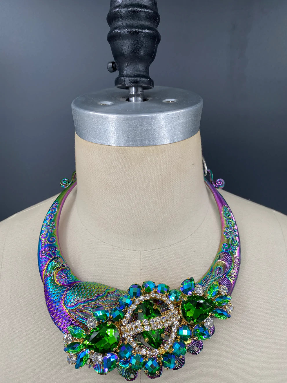 Peacock Sparkle Necklace