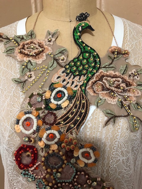 PEACOCK NECKLACE.