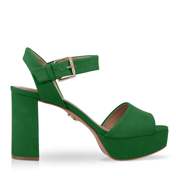 MARIA-PLATFORM SANDAL LEATHER .