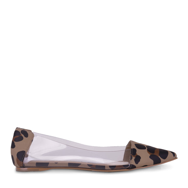 RILEY-FLAT SHOE VINIL LEOPARD.