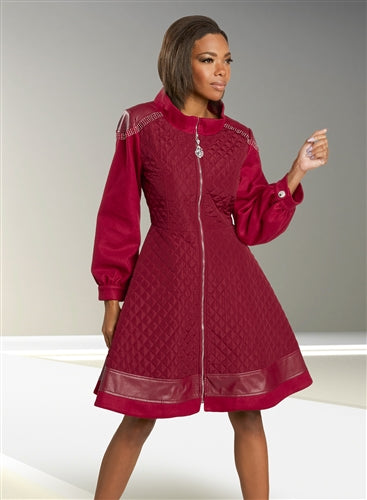 Quilted Coat Dress