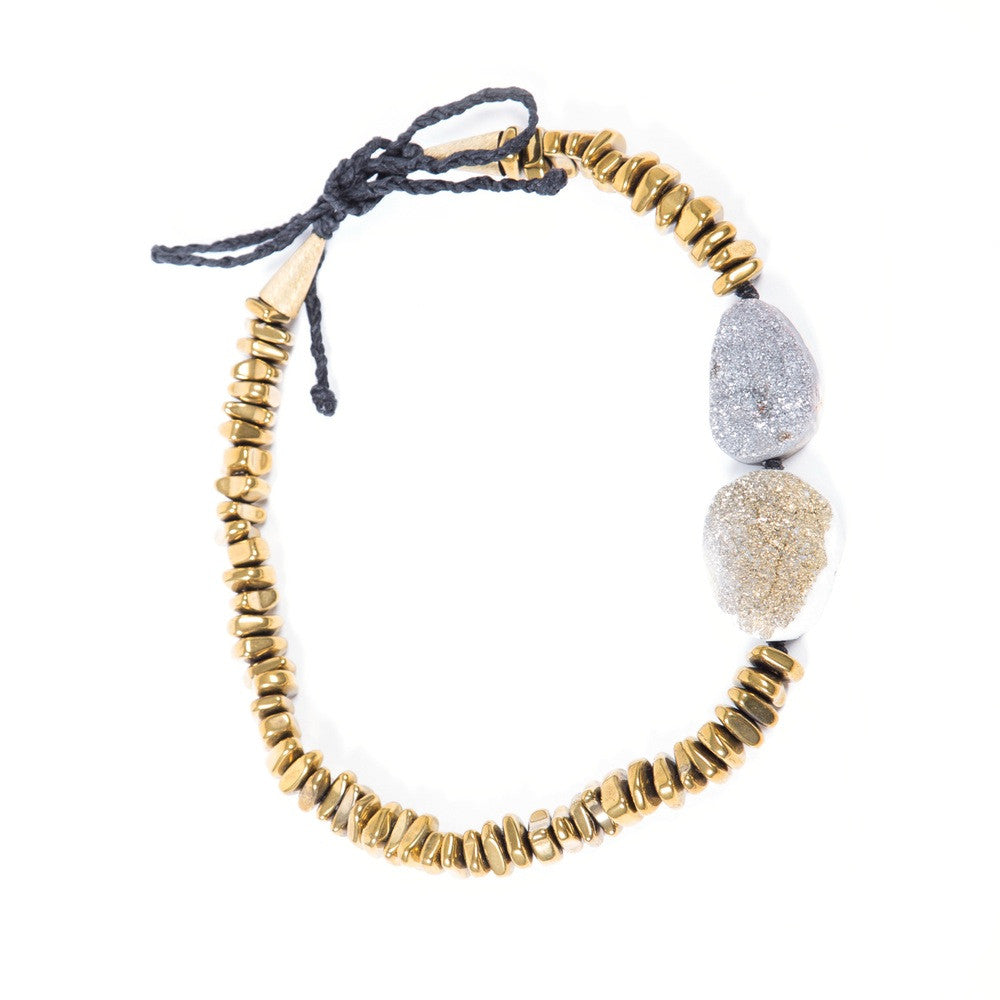 Two Tone Agate Necklace