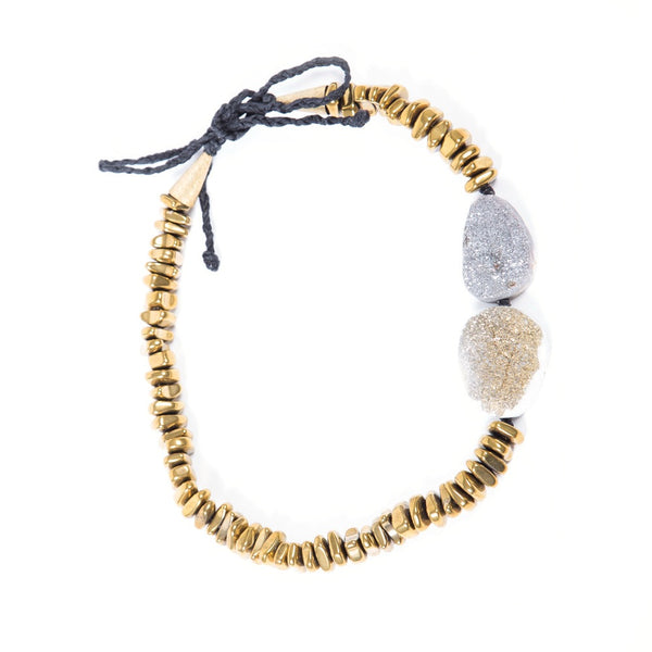Two Tone Agate Necklace