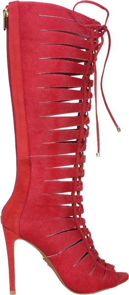 VIVIANA-LEATHER PELO/NOB SCARLET.