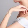 White Dancing Pearl Necklace Bracelet Set