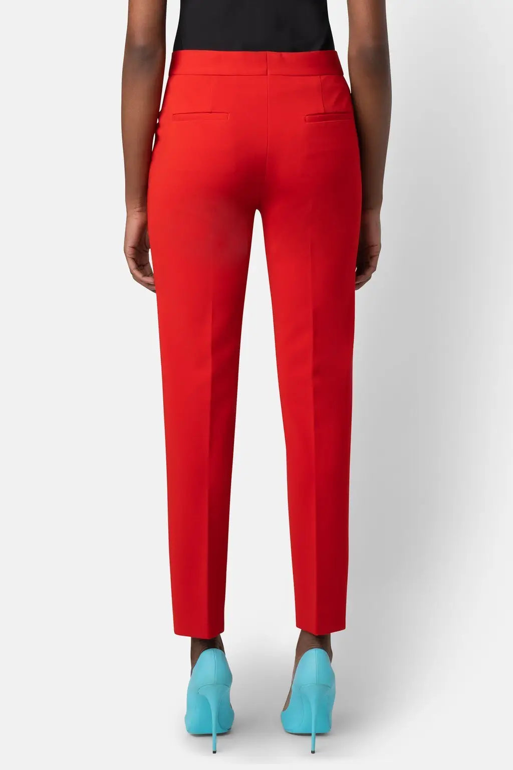Super Matte Jersey Fitted Ankle-Length Pant