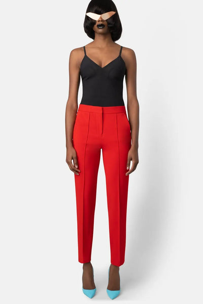 Super Matte Jersey Fitted Ankle-Length Pant