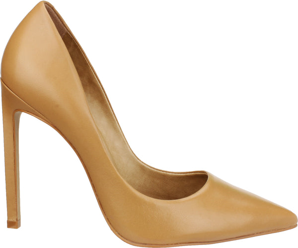 MARTINA-DRESS PUMP LEATHER CAMEL