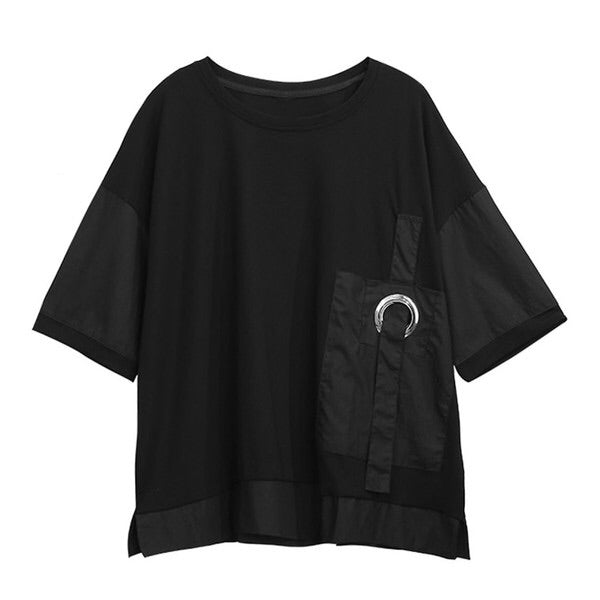 Knit Tee with Grommet