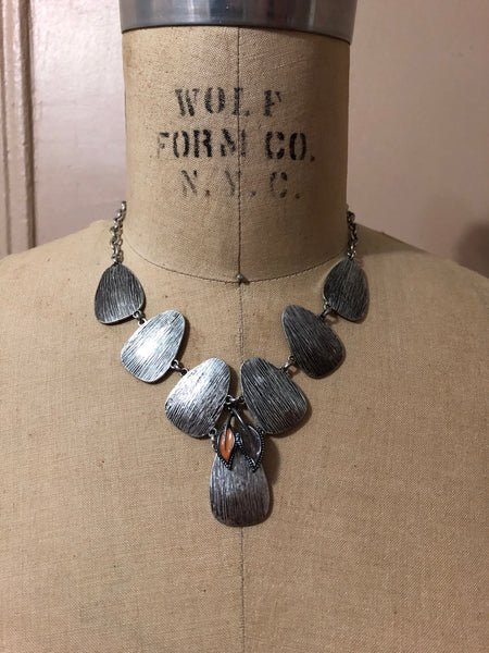 Metal Leaf Necklace