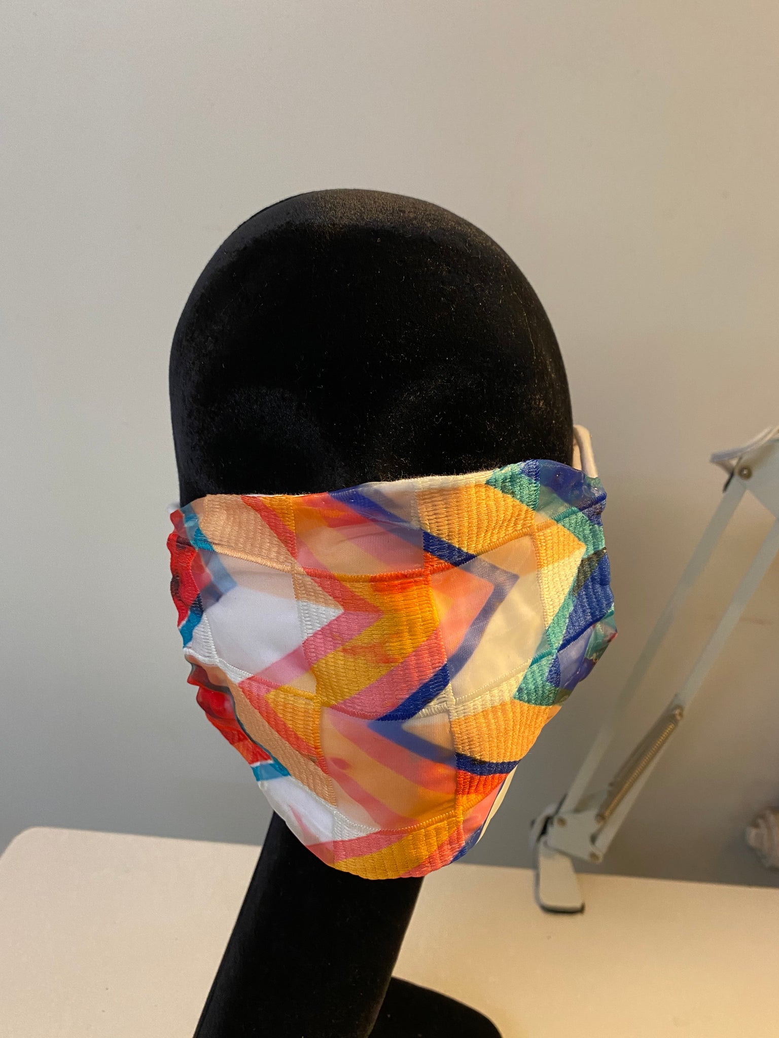 Colored Waves Mask.