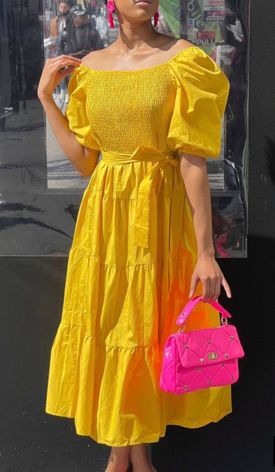 Yellow dress