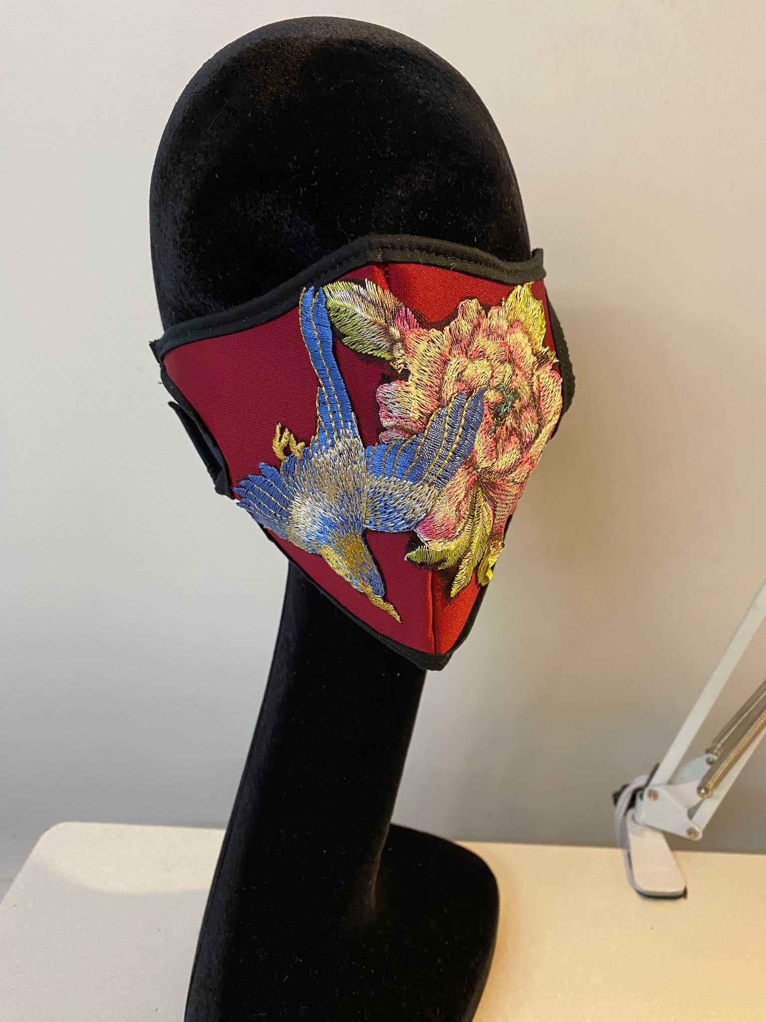 Blue Bird Soaring Mask