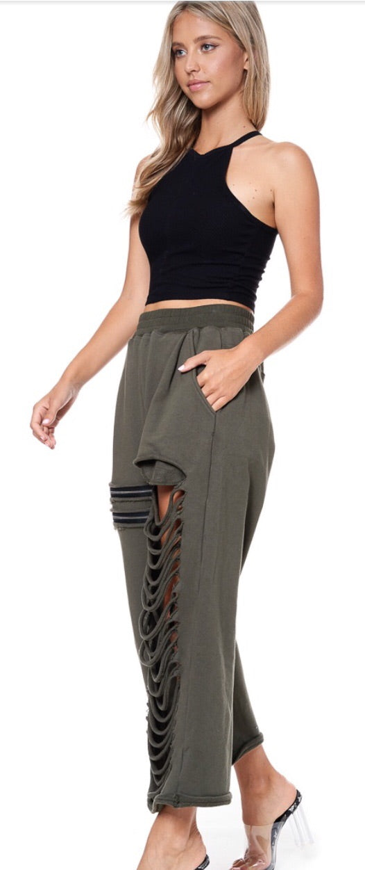 Zippy Cut Out Jogger