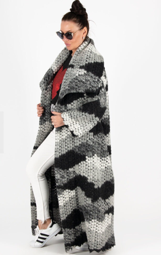 Wool Winter Coat, Winter Cardigan.