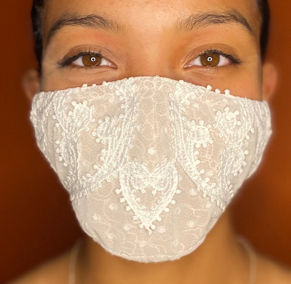 Chiffon Lace Face Mask